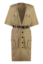 Carica l'immagine nel visualizzatore di Gallery, Abito Saharienne in twill di cotone
