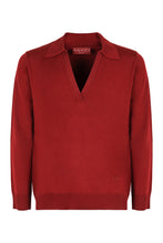 Carica l'immagine nel visualizzatore di Gallery, Maglione in lana con scollo a V

