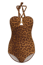 Carica l'immagine nel visualizzatore di Gallery, Costume intero con stampa animalier

