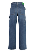 Carica l'immagine nel visualizzatore di Gallery, Pantaloni cargo in denim Vintage Indigo
