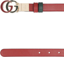 Carica l'immagine nel visualizzatore di Gallery, Cintura reversibile GG Marmont in pelle

