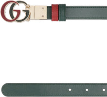 Carica l'immagine nel visualizzatore di Gallery, Cintura reversibile GG Marmont in pelle
