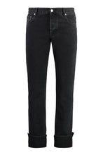 Carica l'immagine nel visualizzatore di Gallery, Jeans straight leg a 5 tasche

