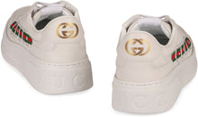 Load image into Gallery viewer, Faux leather low-top sneakers
