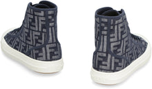 Load image into Gallery viewer, Domino High-top fabric sneakers
