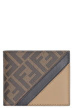 Load image into Gallery viewer, All-over logo print flap-over wallet
