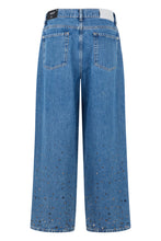 Carica l'immagine nel visualizzatore di Gallery, Jeans Tailorless Slouchy Fit decorati con Strass
