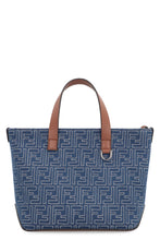 Load image into Gallery viewer, Canvas and leather shopping bag
