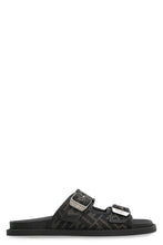 Carica l'immagine nel visualizzatore di Gallery, Slides Fendi Feel in pelle e tessuto
