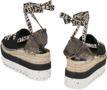 Carica l'immagine nel visualizzatore di Gallery, Espadrillas platform Gaia in canvas
