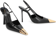 Load image into Gallery viewer, Jeanne Leather slingback pumps
