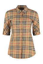 Carica l'immagine nel visualizzatore di Gallery, Camicia in cotone motivo check
