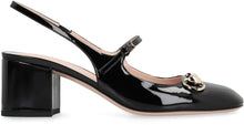 Load image into Gallery viewer, Patent leather slingback pumps
