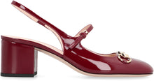Load image into Gallery viewer, Patent leather slingback pumps
