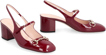 Load image into Gallery viewer, Patent leather slingback pumps
