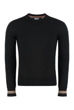 Load image into Gallery viewer, Crew-neck wool sweater
