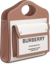 Load image into Gallery viewer, Pocket canvas handbag
