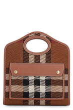 Carica l'immagine nel visualizzatore di Gallery, Borsa a mano Pocket in canvas check
