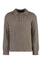 Load image into Gallery viewer, Wool-blend crew-neck sweater
