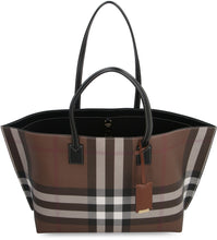 Carica l'immagine nel visualizzatore di Gallery, Tote bag con motivo tartan
