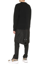 Carica l'immagine nel visualizzatore di Gallery, Cardigan in lana con inserti in nylon
