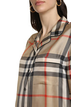 Carica l'immagine nel visualizzatore di Gallery, Camicia in seta motivo check
