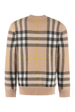 Carica l'immagine nel visualizzatore di Gallery, Maglione in cachemire motivo check
