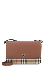 Load image into Gallery viewer, Note check print shoulder bag
