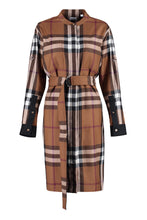 Carica l&#39;immagine nel visualizzatore di Gallery, Abito chemisier in motivo check
