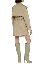 Carica l'immagine nel visualizzatore di Gallery, Trench coat in gabardine
