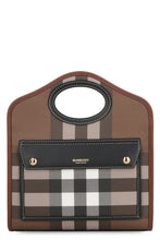 Load image into Gallery viewer, Pocket check shoulder bag
