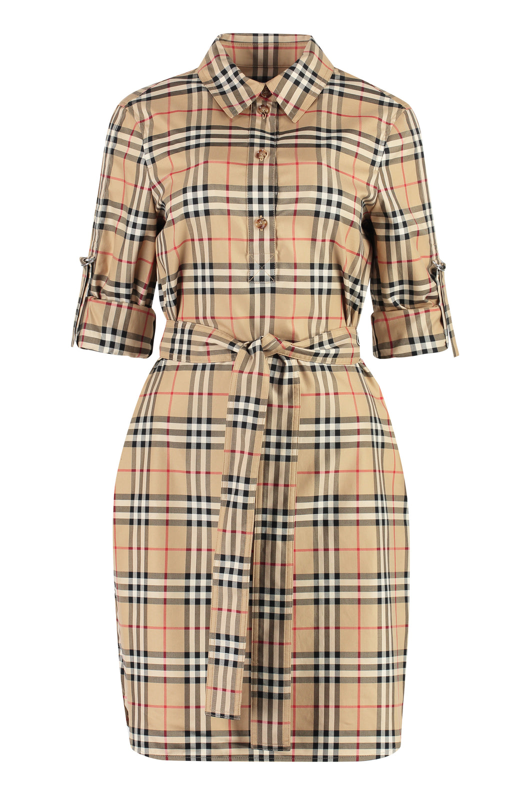 Cotton shirtdress