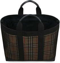 Load image into Gallery viewer, Vintage Check print tote
