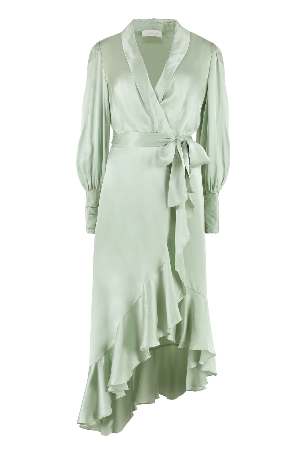 Silk wrap-dress