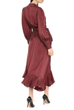 Load image into Gallery viewer, Silk wrap-dress
