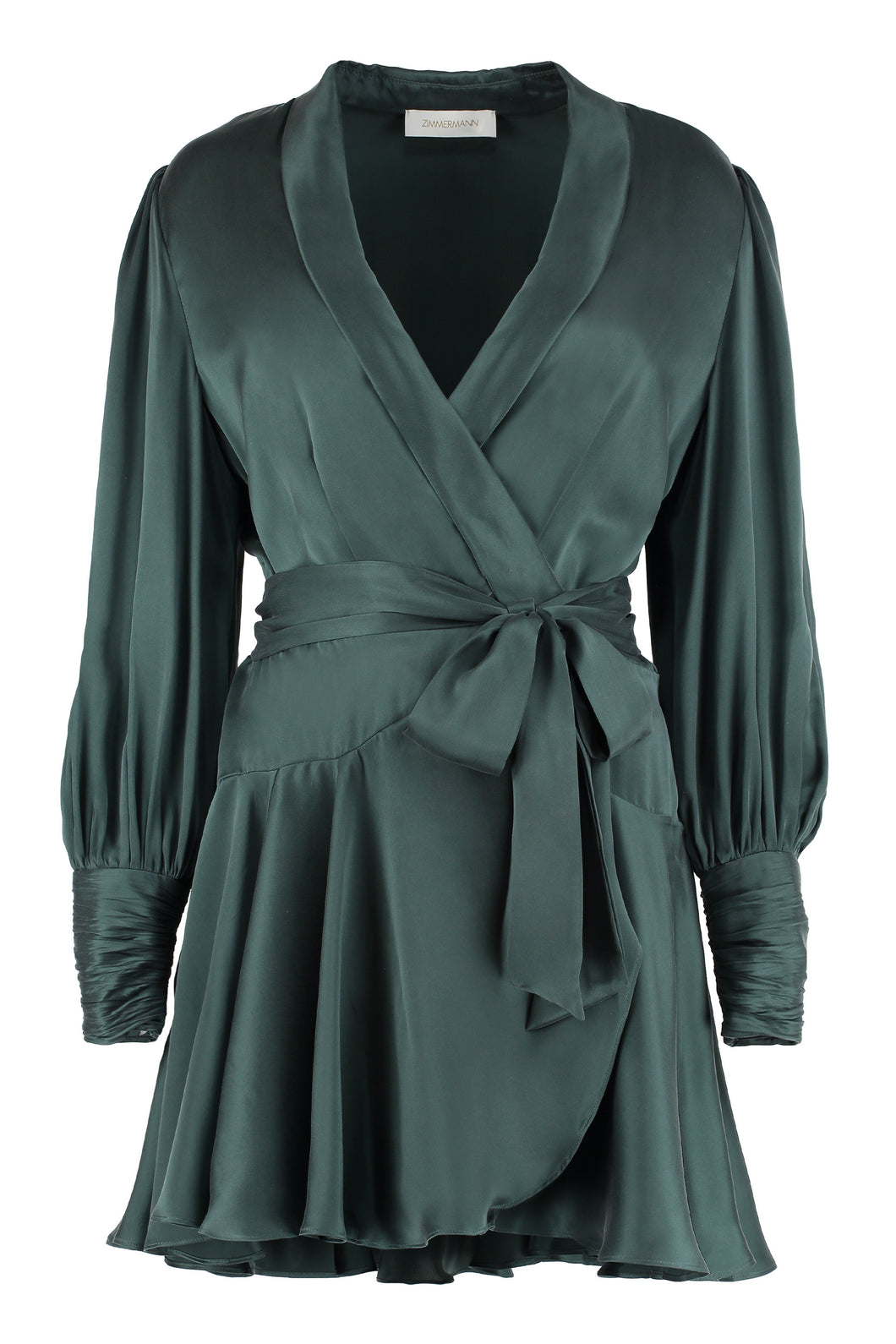 Silk wrap-dress