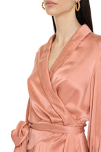 Load image into Gallery viewer, Silk wrap-dress
