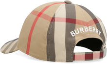 Load image into Gallery viewer, Vintage check motif baseball cap
