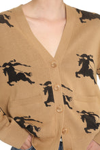 Carica l'immagine nel visualizzatore di Gallery, Cardigan in maglia jacquard

