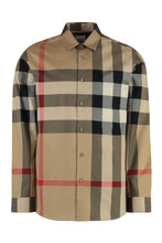 Load image into Gallery viewer, Check print cotton shirt
