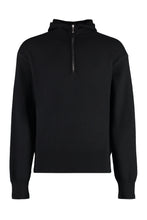 Carica l'immagine nel visualizzatore di Gallery, Felpa in maglia con cappuccio e zip
