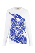 Carica l'immagine nel visualizzatore di Gallery, T-shirt a maniche lunghe in cotone con stampa
