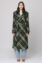 Load image into Gallery viewer, Cotton gabardine long trench coat
