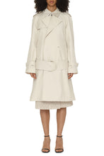Carica l'immagine nel visualizzatore di Gallery, Trench coat in misto seta
