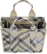 Carica l'immagine nel visualizzatore di Gallery, Mini Tote in motivo check
