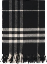 Load image into Gallery viewer, Checked cashmere scarf
