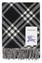 Load image into Gallery viewer, Checked cashmere scarf
