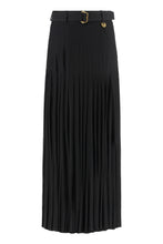 Load image into Gallery viewer, Belted crepe skirt
