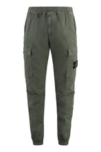 Carica l'immagine nel visualizzatore di Gallery, Pantaloni cargo in cotone stretch
