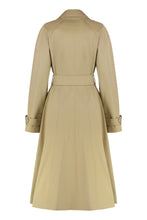 Carica l'immagine nel visualizzatore di Gallery, Car coat Ellingham fit-and-flare lungo in gabardine
